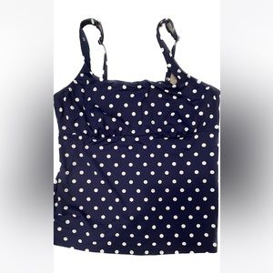 Lands End Tankini top underwire size 18